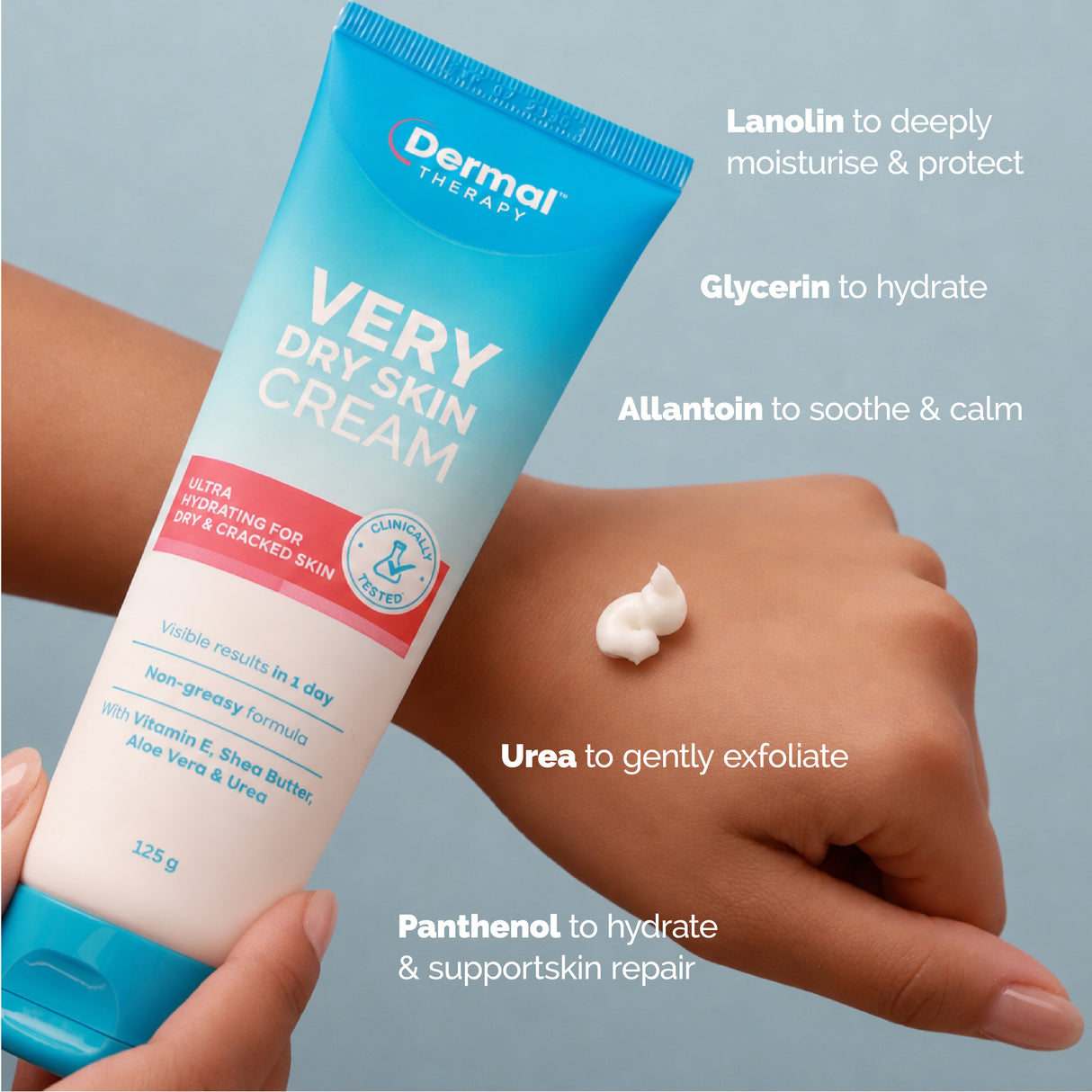 Dermal Therapy Very Dry Skin Cream 125g
