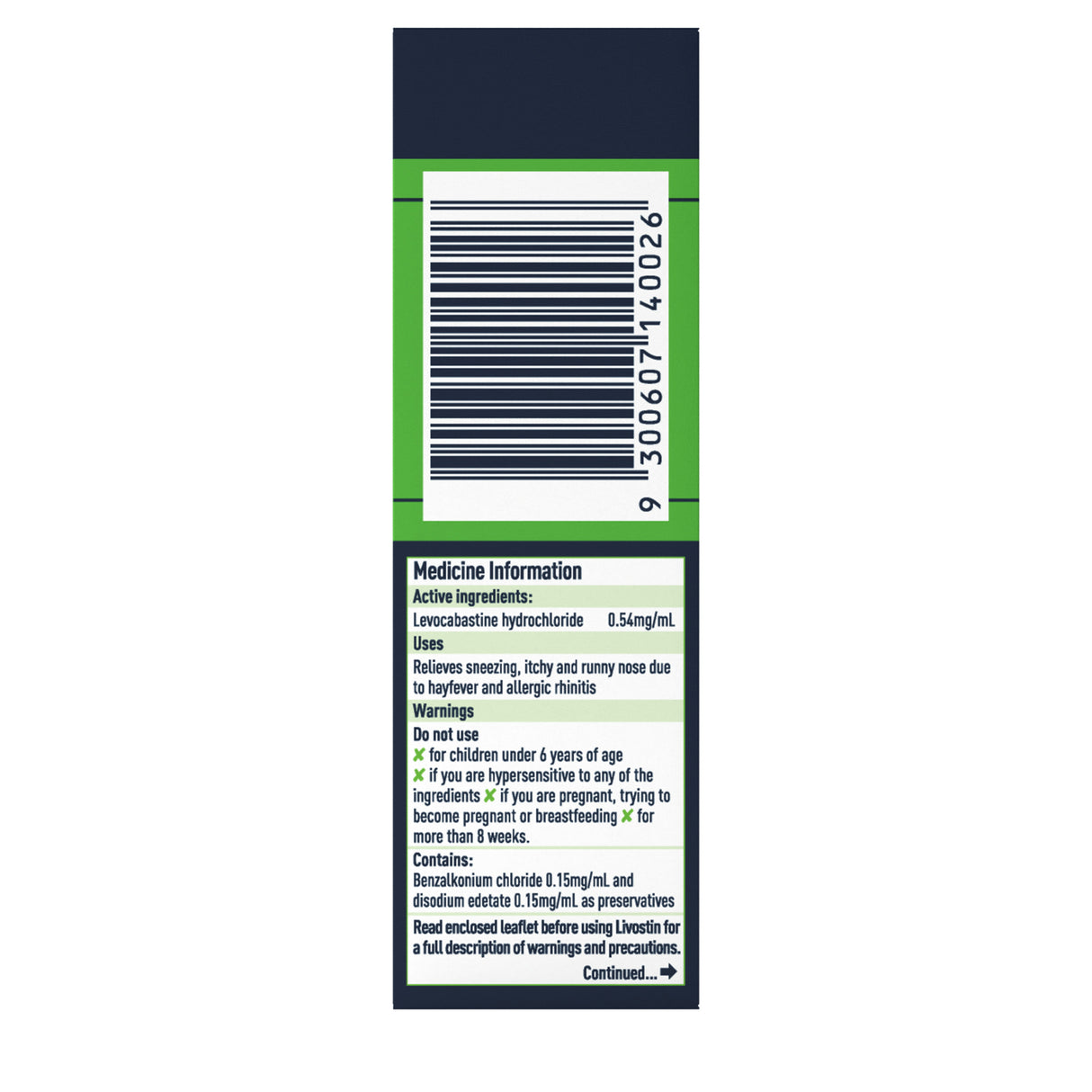 Livostin Nasal Spray 10ml