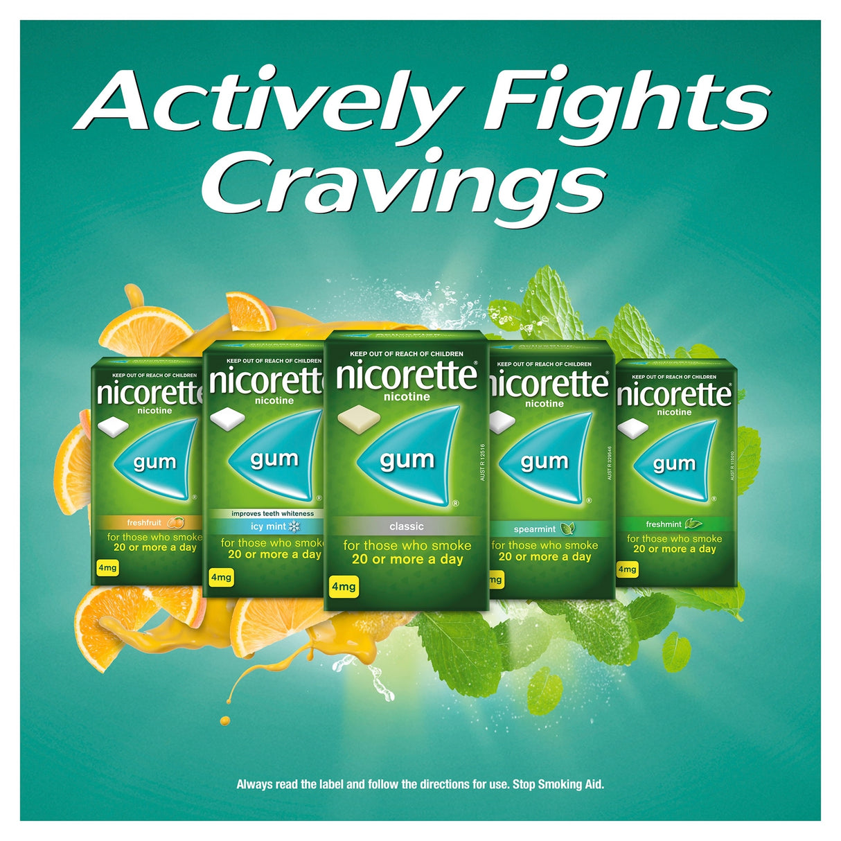 Nicorette Quit Smoking Extra Strength Nicotine Gum Classic 105 Pack