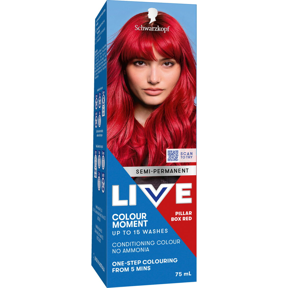 LIVE Colour U/B Pillar Box Red 75ml