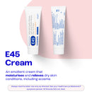 E45 Moisturising Cream for Dry Skin & Eczema 50g