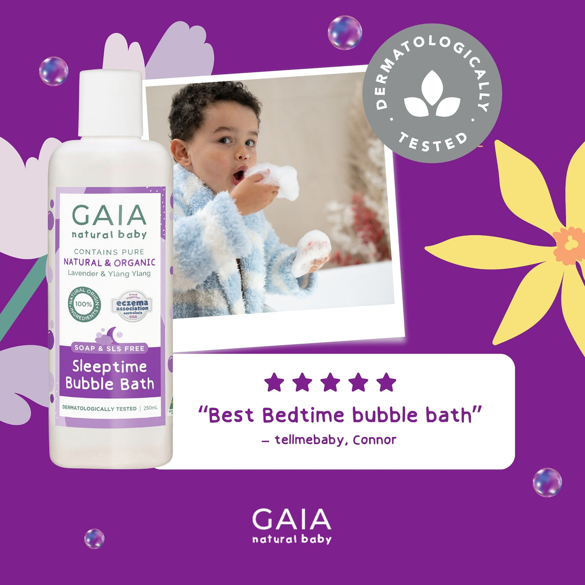 GAIA Bubble Bath Sleeptime 250ml