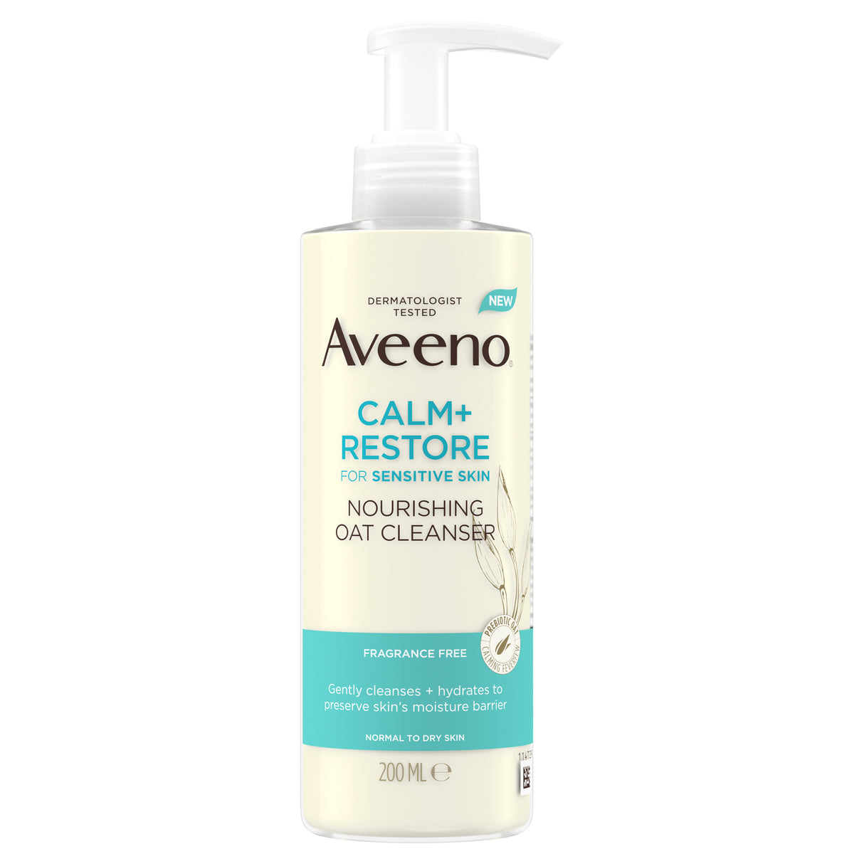 Aveeno Calm And Restore Nourishing Oat Cleanser 200ml