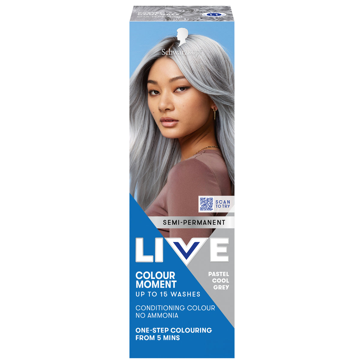 Schwarzkopf Live Colour Pastels Cool Grey 75ml