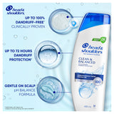 Head & Shoulders Shampoo Clean & Balanced 400ml