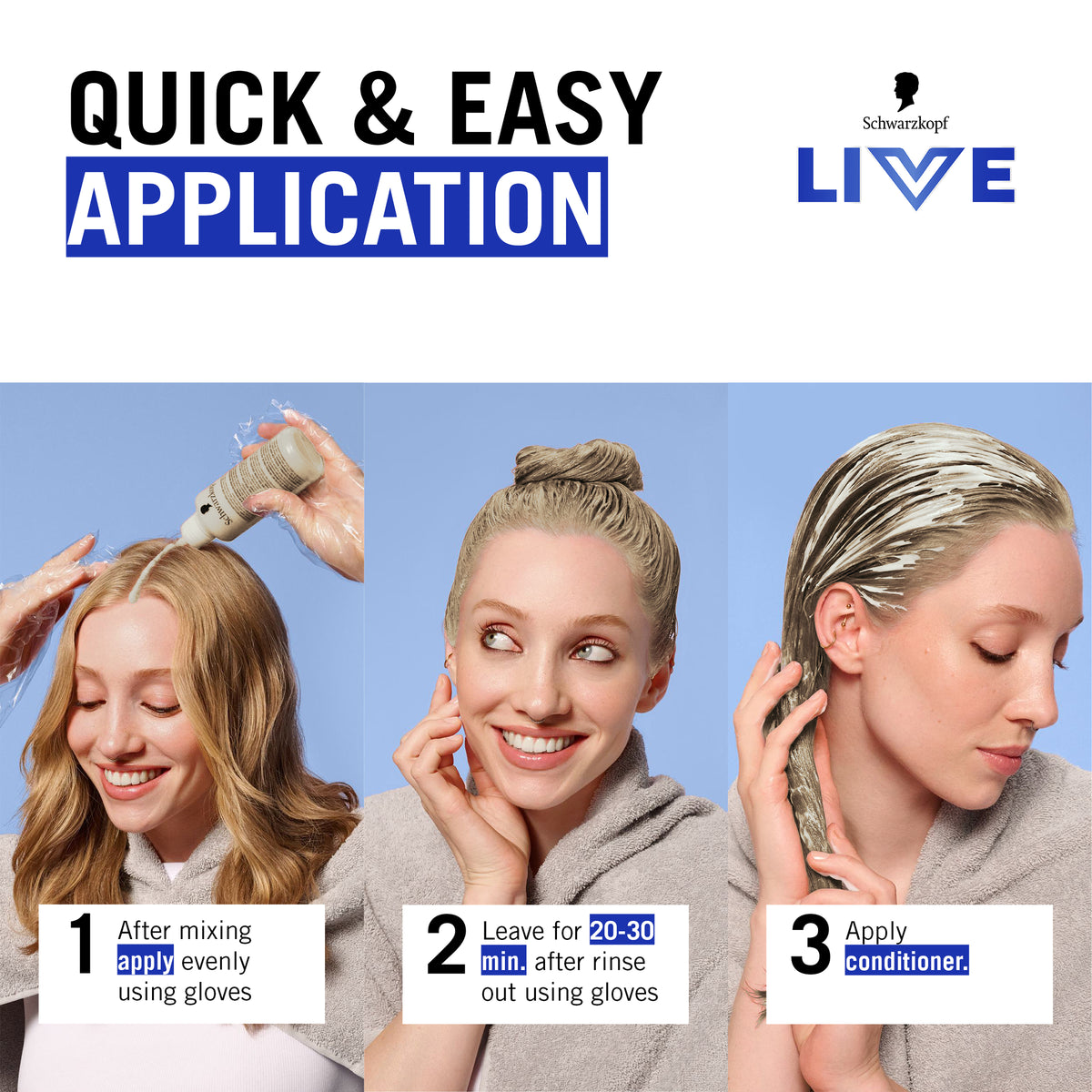 Schwarzkopf Live Colour Permanent 7-1 Med Ash Blnde
