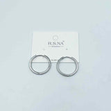 Rosanna Earring Classic Narrow Hoop Silver