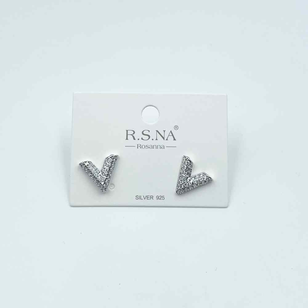 Rosanna Earrings Diamante Small V
