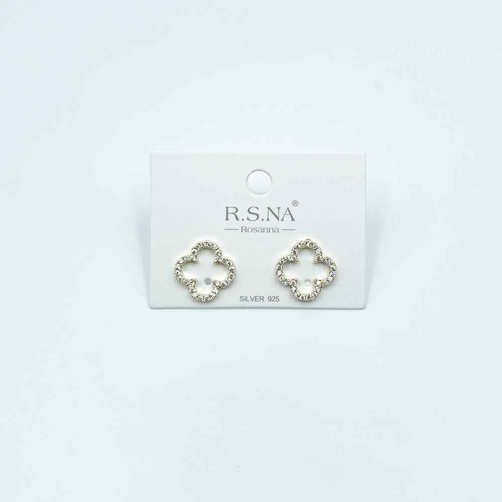 Rosanna Earrings Diamond Club Gold