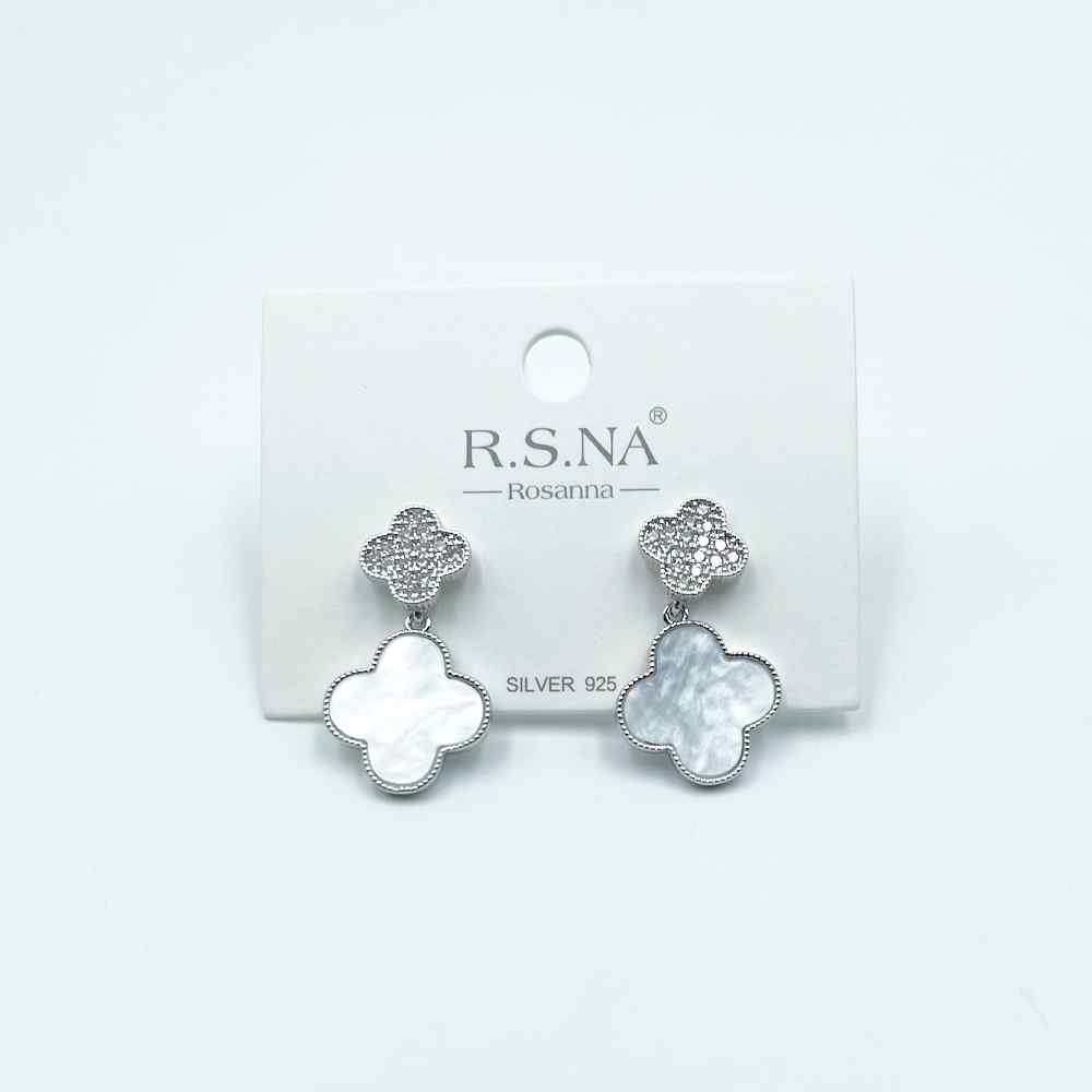 Rosanna Earring Celtic Black/Silver