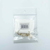 Rosanna Earrings Drop Star Burst Gold