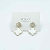 Rosanna Earrings Celtic Pearl/Gold