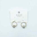 Rosanna Earrings Double Circle Gold