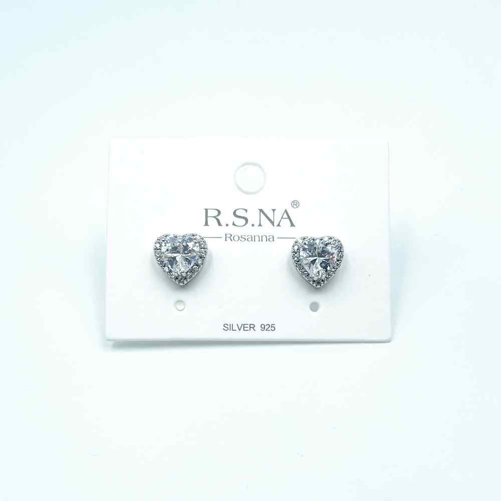 Rosanna Earrings Fashion Heart Studs