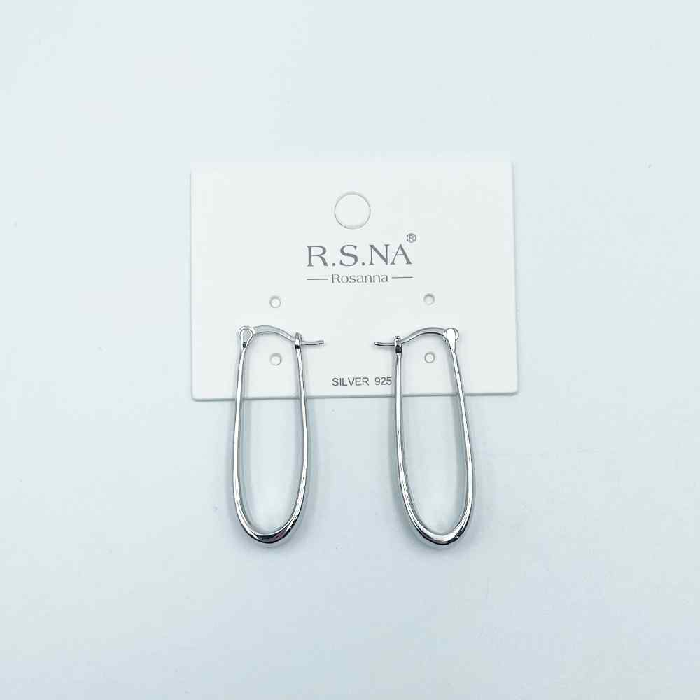 Rosanna Earrings Fashion Drop Tear Silver