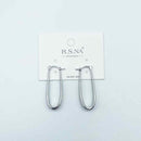 Rosanna Earrings Fashion Drop Tear Silver