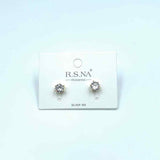 Rosanna Earrings Diamond Classic Stud Gold