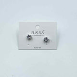 Rosanna Earrings Diamond Classic Stud Silver
