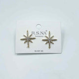 Rosanna Earrings Gold Star Burst