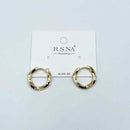 Rosanna Earrings Gold Hoop