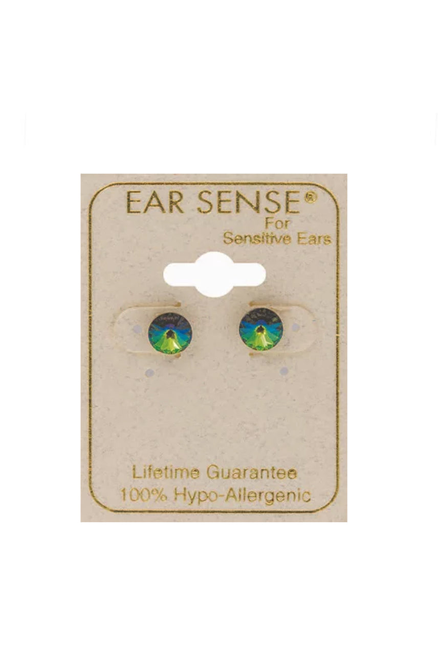 EarSense Swarovski Rivoli Green