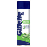 GILLETTE Sensitive Skin Shave Gel 195g
