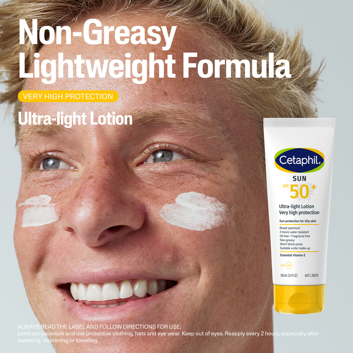 Cetaphil Sun Ultra-Light Lotion SPF 50+ 100mL