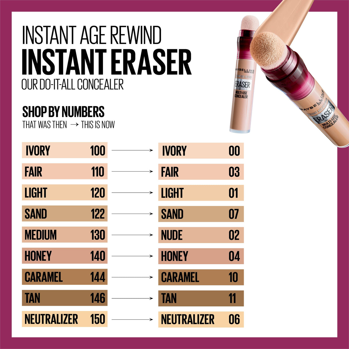 Maybelline New York Instant Age Rewind Eraser Multi-Use Concealer - Light