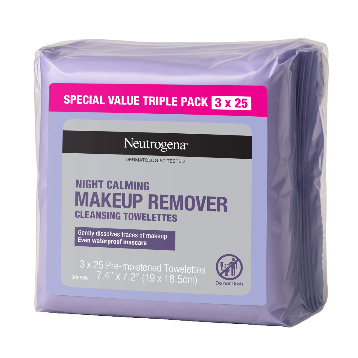 NEUTROGENA Night Calm Wipes Tpl Pack 1ea