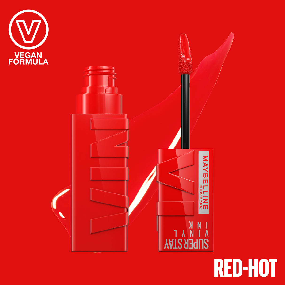 Maybelline Superstay Vinyl Ink 25 Red Hot C