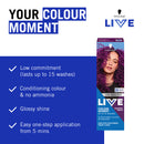 LIVE Colour U/B Mag Purple 75ml