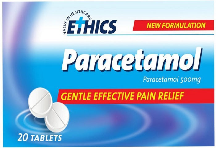 ETHICS Paracetamol RS 500mg Tabs 20s
