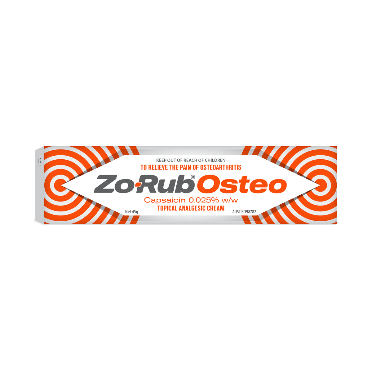 ZO-RUB Osteo Capsaicin0.025% w/w 45g