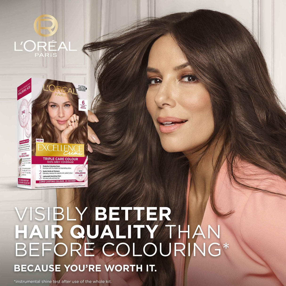 L’Oréal Paris Excellence Crème Permanent Hair Colour - 6 Light Brown