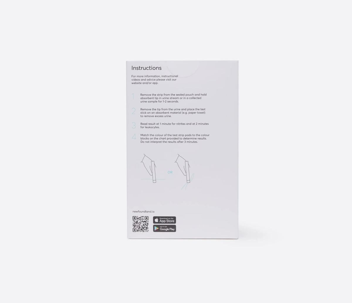 NewFoundLand UTI Test Kit 3pk1