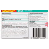 Sudafed PE Sinus + Pain Relief Tablets 20 Pack