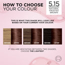 L'Oréal Paris Excellence Crème Permanent Hair Colour - 5.15 Natural Frosted Brown