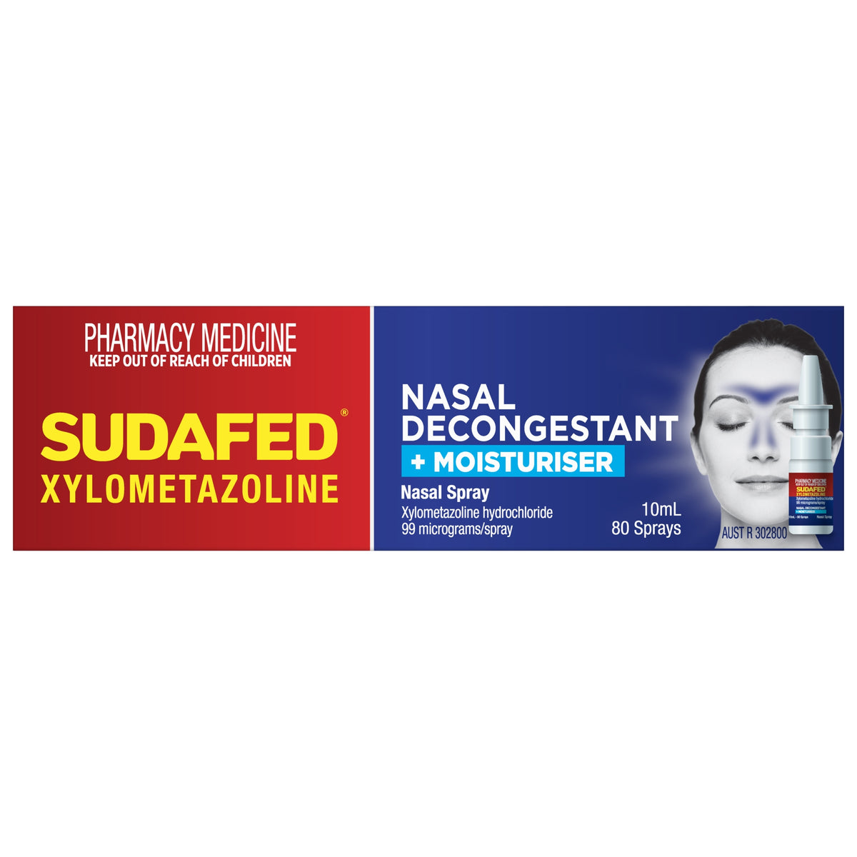 Sudafed Xylo Nasal Decongestant Spray 10mL