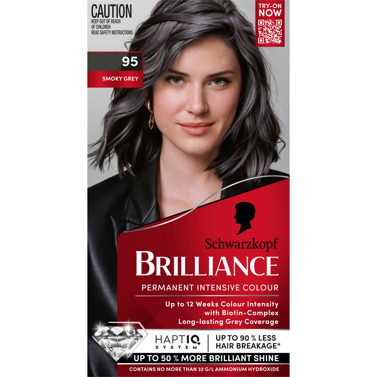 SCHWARZKOPF Brilliance Hair Colour 95 Smoky Grey