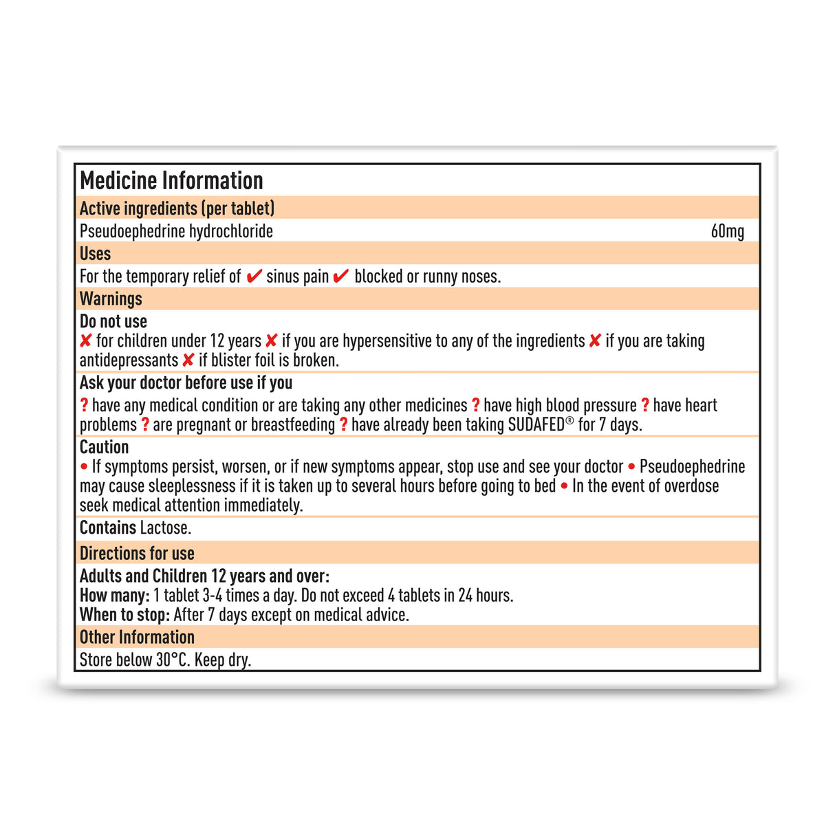 SUDAFED S&N Decon NZ PSE C3 12pk