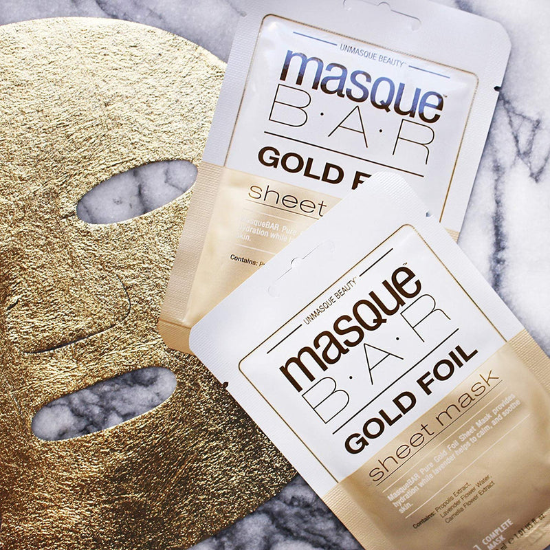 masque BAR SHEET MASK FOIL Gold