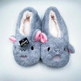 Fuzzy by HB&Co Animal Slippers Size S 1pr