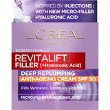 L'Oréal Paris Revitalift Filler SPF50 Day Cream 50ml