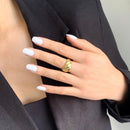 Pressing Nails White Oval