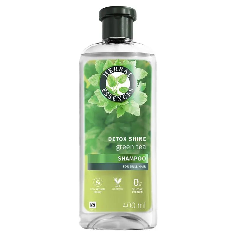 Herbal Essences Shampoo Detox Shine Green Tea Haircare 400ml