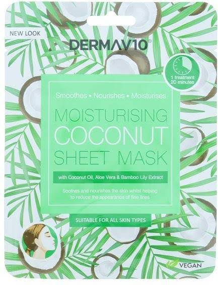 DERMA V10 MOIST Face Mask COCONUT