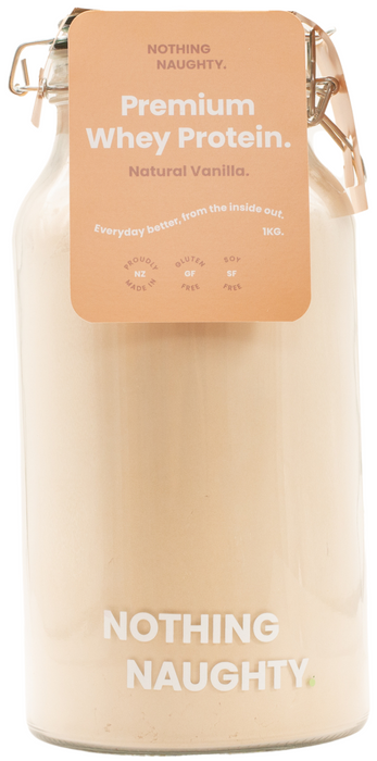 Nothing Naughty Whey Protein Jar Vanilla 1kg