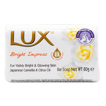 LUX Bright Impress Soap Bar 80g 3pk