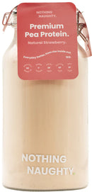 Nothing Naughty Pea Protein Jar Strawberry 1kg