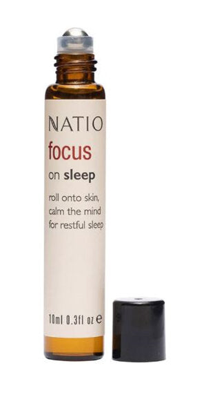 Natio Focus On Sleep Pure Essential Oil Blend Roll On 10ml